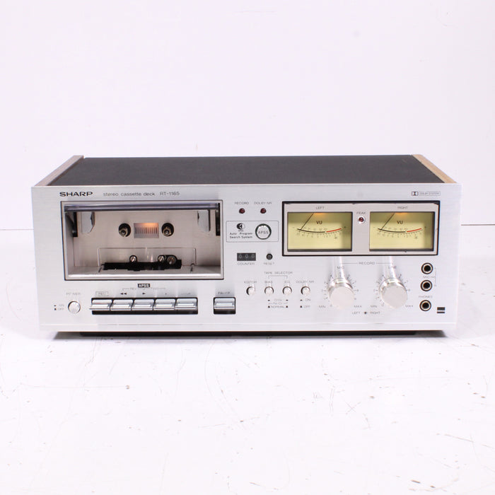 Sharp RT-1165 Stereo Cassette Deck Dolby NR Silver Face Vintage-Cassette Players & Recorders-SpenCertified-vintage-refurbished-electronics