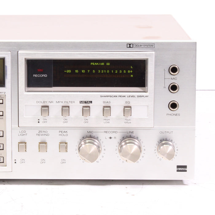 Sharp RT-4488 Computer Controlled Stereo Cassette Deck-Cassette Players & Recorders-SpenCertified-vintage-refurbished-electronics