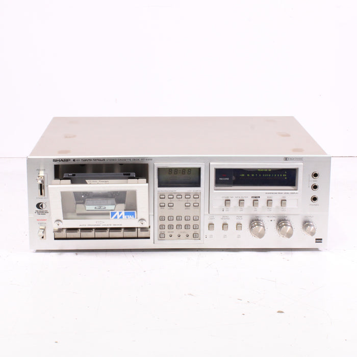 Sharp RT-4488 Computer Controlled Stereo Cassette Deck-Cassette Players & Recorders-SpenCertified-vintage-refurbished-electronics