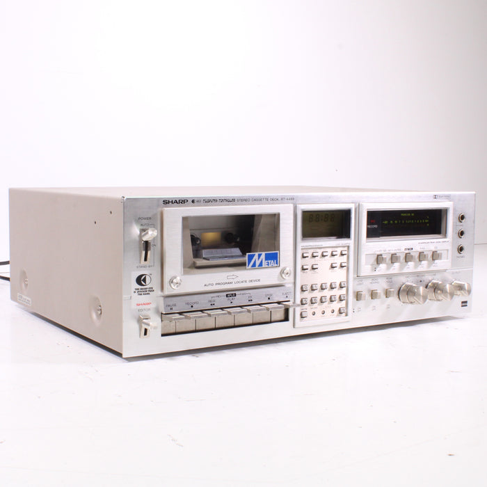 Sharp RT-4488 Computer Controlled Stereo Cassette Deck-Cassette Players & Recorders-SpenCertified-vintage-refurbished-electronics