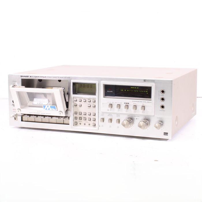 Sharp RT-4488 Computer Controlled Stereo Cassette Deck-Cassette Players & Recorders-SpenCertified-vintage-refurbished-electronics