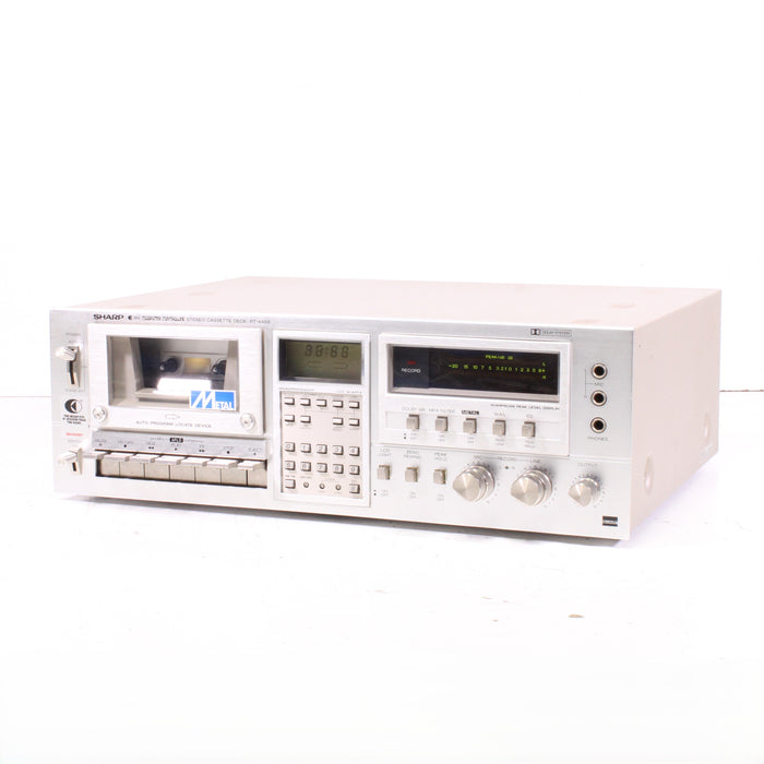 Sharp RT-4488 Computer Controlled Stereo Cassette Deck-Cassette Players & Recorders-SpenCertified-vintage-refurbished-electronics