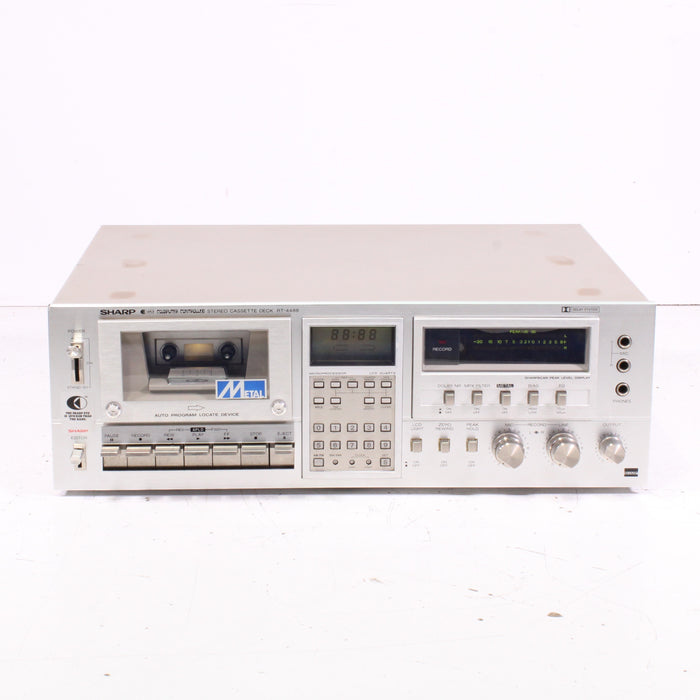 Sharp RT-4488 Computer Controlled Stereo Cassette Deck-Cassette Players & Recorders-SpenCertified-vintage-refurbished-electronics