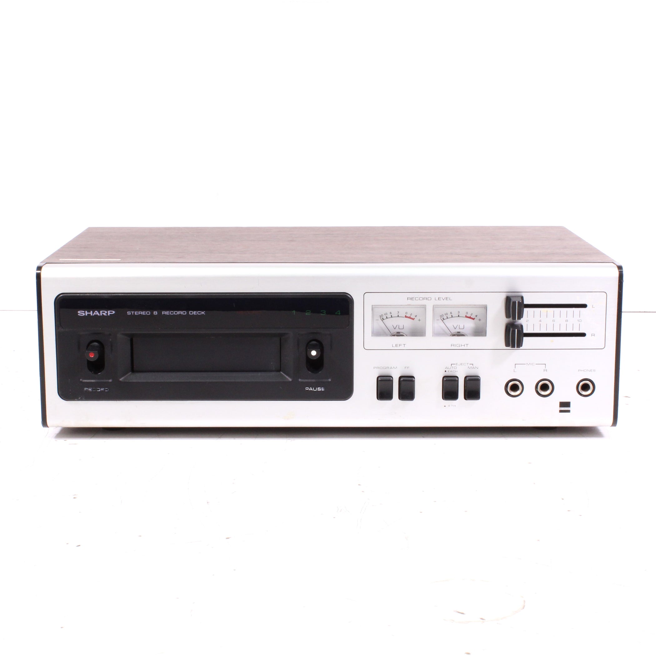Sharp RT-820 8-Track Cartridge Stereo Tape Player Recorder Deck ...