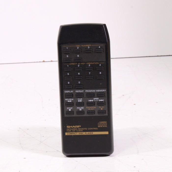 Sharp Remote Control for 6-Disc CD Player DX-C3510-Remote Controls-SpenCertified-vintage-refurbished-electronics