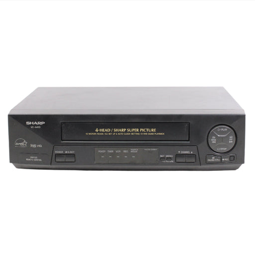 Sharp VC-A410 4-Head VCR Video Cassette Recorder-VCRs-SpenCertified-vintage-refurbished-electronics