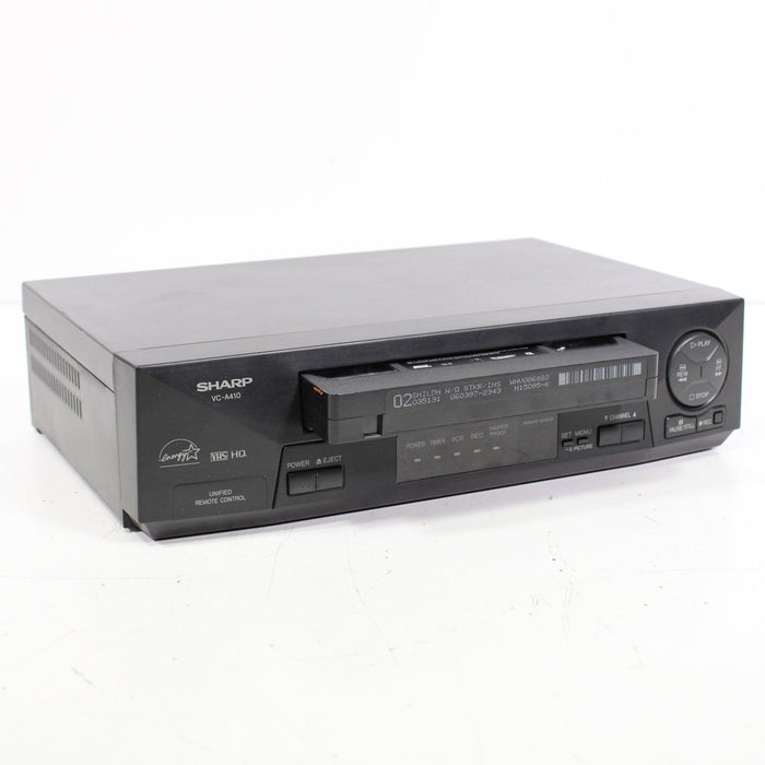 Sharp VC-A410 4-Head VCR Video Cassette Recorder-VCRs-SpenCertified-vintage-refurbished-electronics