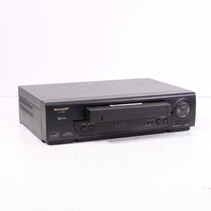 Sharp VC-A592U 4-Head Mono VHS/VCR (1999)-VCRs-SpenCertified-vintage-refurbished-electronics