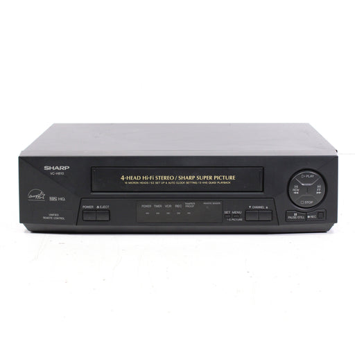 Sharp VC-H810 4-Head Hi-Fi VCR Video Cassette Recorder-VCRs-SpenCertified-vintage-refurbished-electronics