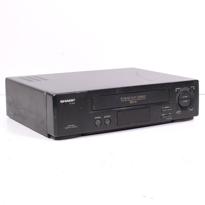 Sharp VC-H972 4-Head Hi-Fi Stereo VCR Video Cassette Recorder-VCRs-SpenCertified-vintage-refurbished-electronics