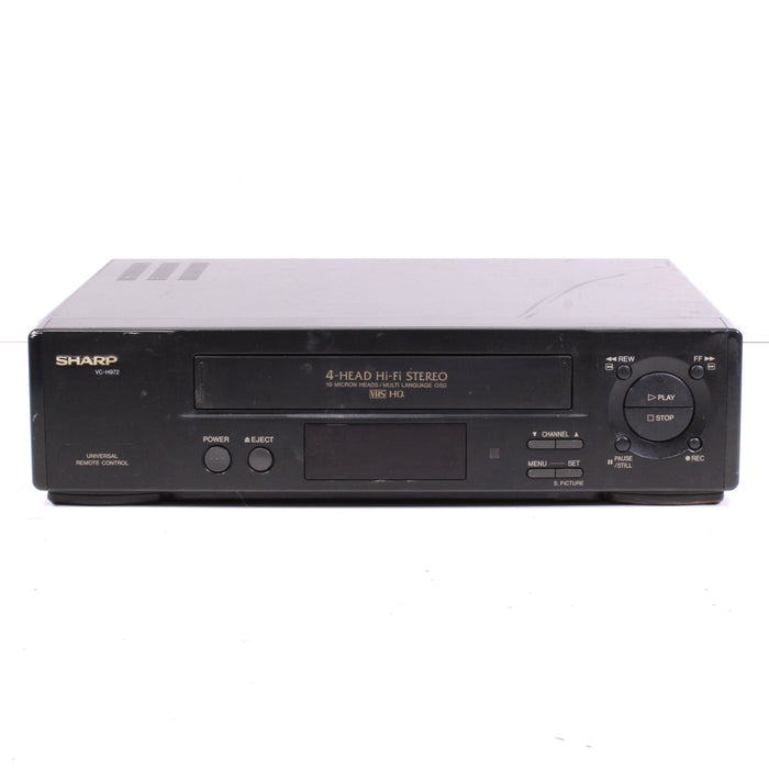 Sharp VC-H972 4-Head Hi-Fi Stereo VCR Video Cassette Recorder-VCRs-SpenCertified-vintage-refurbished-electronics