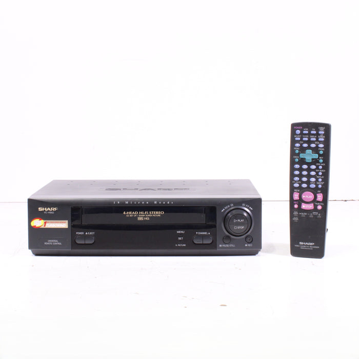 Sharp VC-H982U VHS Hi-Fi Stereo VCR 4-Head Editing Deck Vintage-Electronics-SpenCertified-vintage-refurbished-electronics