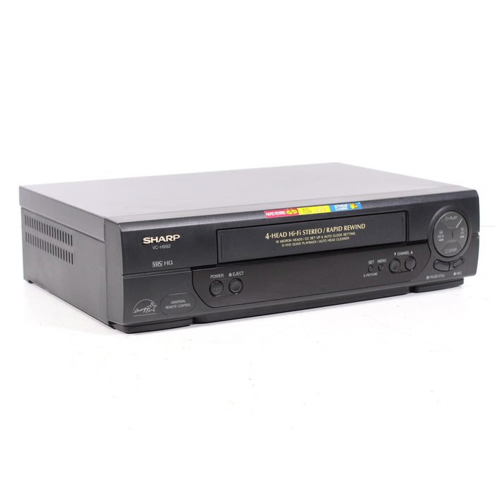 Sharp VC-H992 4-Head Hi-Fi Stereo VCR Rapid Rewind (1999)-VCRs-SpenCertified-vintage-refurbished-electronics