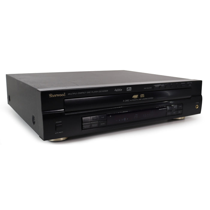 Sherwood CDC-5090R 5-Disc Carousel CD Player-Electronics-SpenCertified-refurbished-vintage-electonics