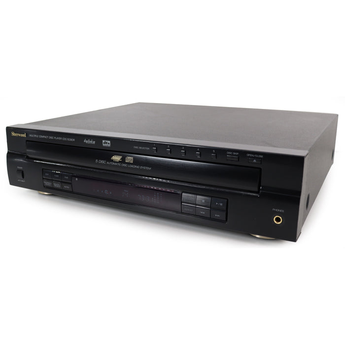 Sherwood CDC-5090R 5-Disc Carousel CD Player-Electronics-SpenCertified-refurbished-vintage-electonics