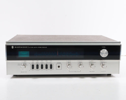 Sherwood S-7110B Vintage AM FM Stereo Receiver (CAN'T POWER OFF)-Audio & Video Receivers-SpenCertified-vintage-refurbished-electronics