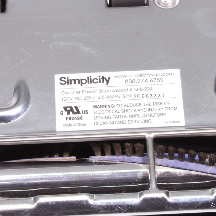 Simplicity SPB-224 Canister Vacuum Power Nozzle Head-Vacuum Parts-SpenCertified-vintage-refurbished-electronics