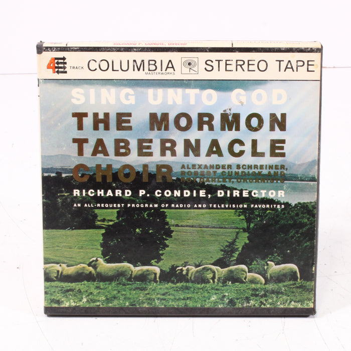 Sing Unto God – The Mormon Tabernacle Choir All-Request Program of Radio and Television Favorites Reel to Reel Tape 7" 1/4" 7½ IPS Columbia Masterworks-Reel-to-Reel Tape-SpenCertified-vintage-refurbished-electronics