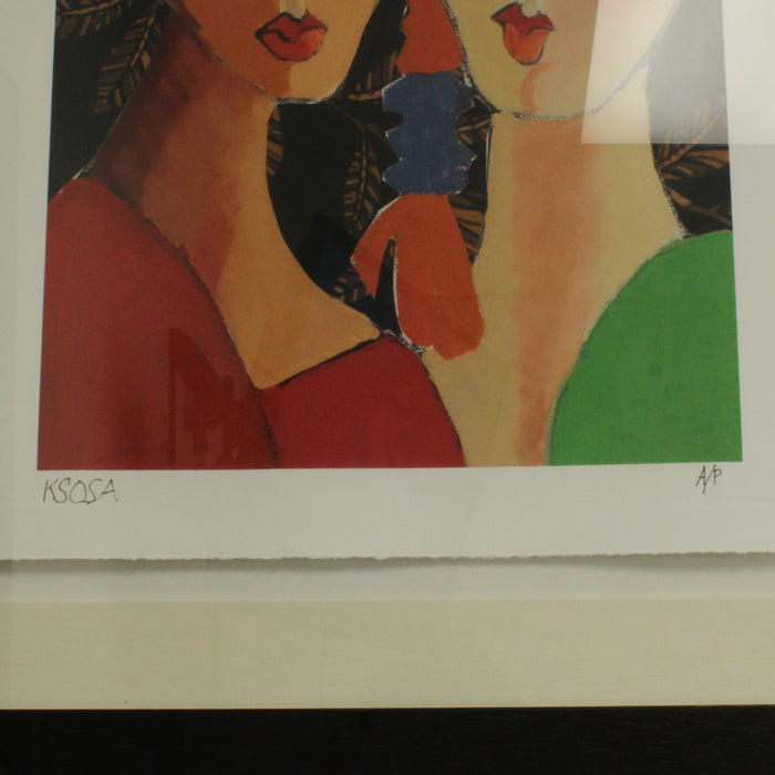 Sisterhood by Kathy Sosa Limited Edition Giclee on Somerset Paper-Painting-SpenCertified-vintage-refurbished-electronics