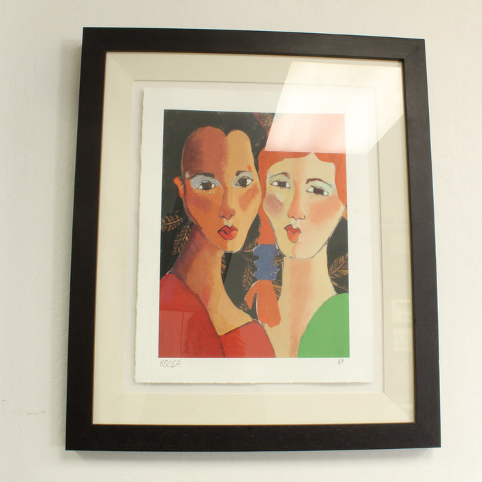 Sisterhood by Kathy Sosa Limited Edition Giclee on Somerset Paper-Painting-SpenCertified-vintage-refurbished-electronics