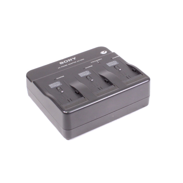 Sony AC-V900 Triple-Bay InfoLithium Battery Charger AC Power Adapter NP-F Series-Power Adapters & Chargers-SpenCertified-vintage-refurbished-electronics