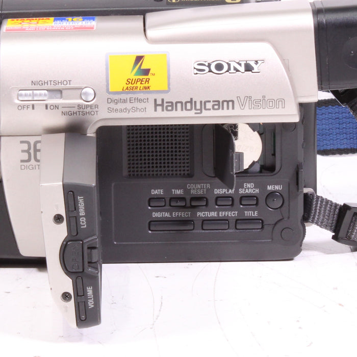 Sony CCD-TR87 Hi8 Handycam Camcorder NightShot 360x Zoom with Carrying Case (AS-IS)-Camera-SpenCertified-vintage-refurbished-electronics