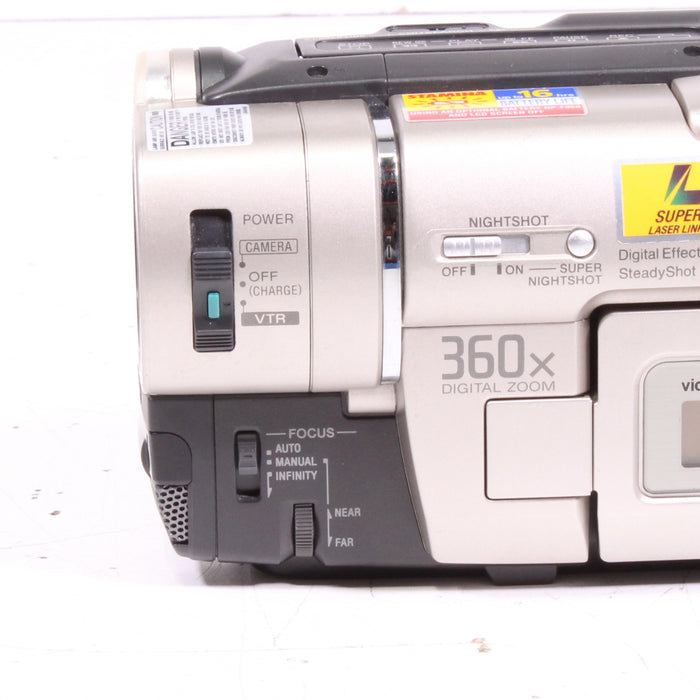 Sony CCD-TR87 Hi8 Handycam Camcorder NightShot 360x Zoom with Carrying Case (AS-IS)-Camera-SpenCertified-vintage-refurbished-electronics