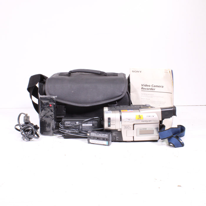 Sony CCD-TR87 Hi8 Handycam Camcorder NightShot 360x Zoom with Carrying Case (AS-IS)-Camera-SpenCertified-vintage-refurbished-electronics