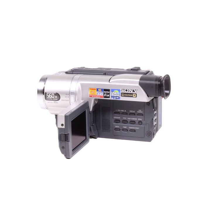 Sony CCD-TRV608 Hi8 XR Camcorder 20x Optical Zoom NightShot Handycam with Camera Bag (2000)-Camera-SpenCertified-vintage-refurbished-electronics