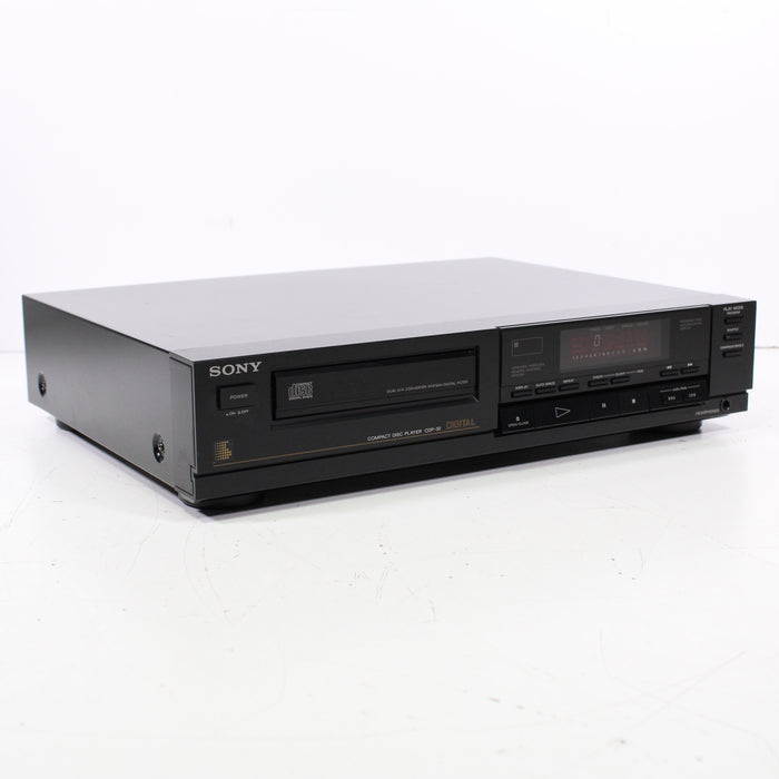 Sony CDP-32 Single Compact Disc CD Player with Dual D/A Converter (1988)-CD Players & Recorders-SpenCertified-vintage-refurbished-electronics