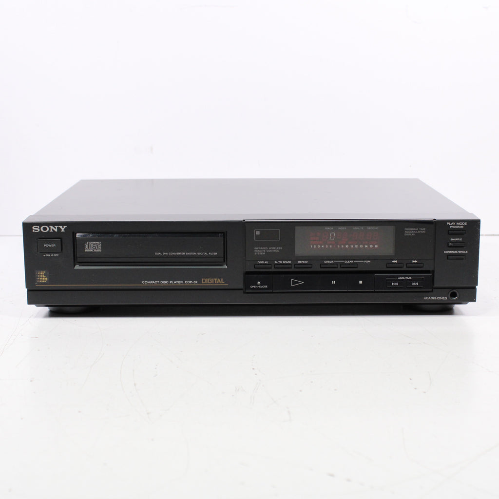 Sony CDP-32 Single Compact Disc CD Player with Dual D/A Converter