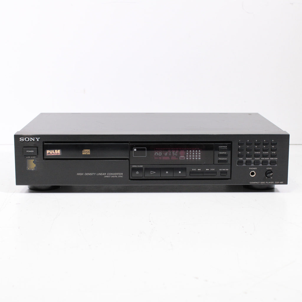 Sony CDP-491 Single Disc Compact Disc CD Player (1991)