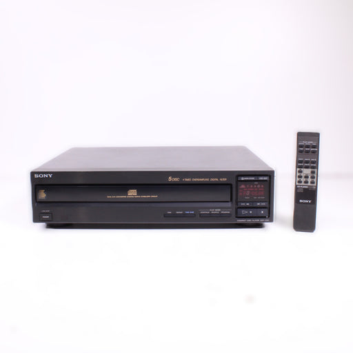 Sony CDP-C201 5-Disc CD Changer Carousel Disc Player AS-IS (1990)-CD Players & Recorders-SpenCertified-vintage-refurbished-electronics