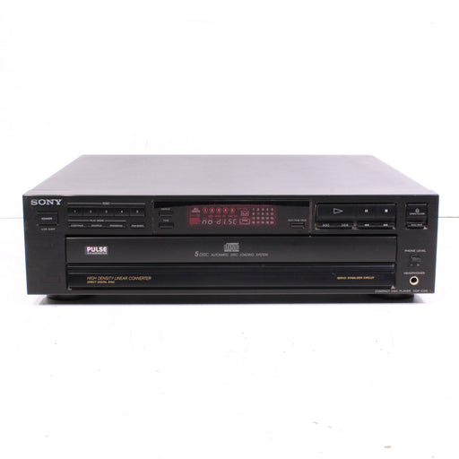 Sony CDP-C215 5-Disc CD Player Changer Pulse D/A Converter-CD Players & Recorders-SpenCertified-vintage-refurbished-electronics