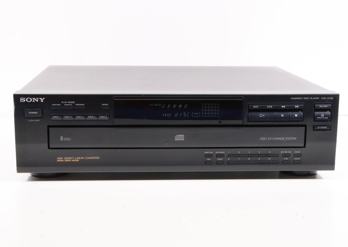 SONY CDP-C235 5-Disc CD Compact Disc Player Carousel Changer Audio online Stereo Deck