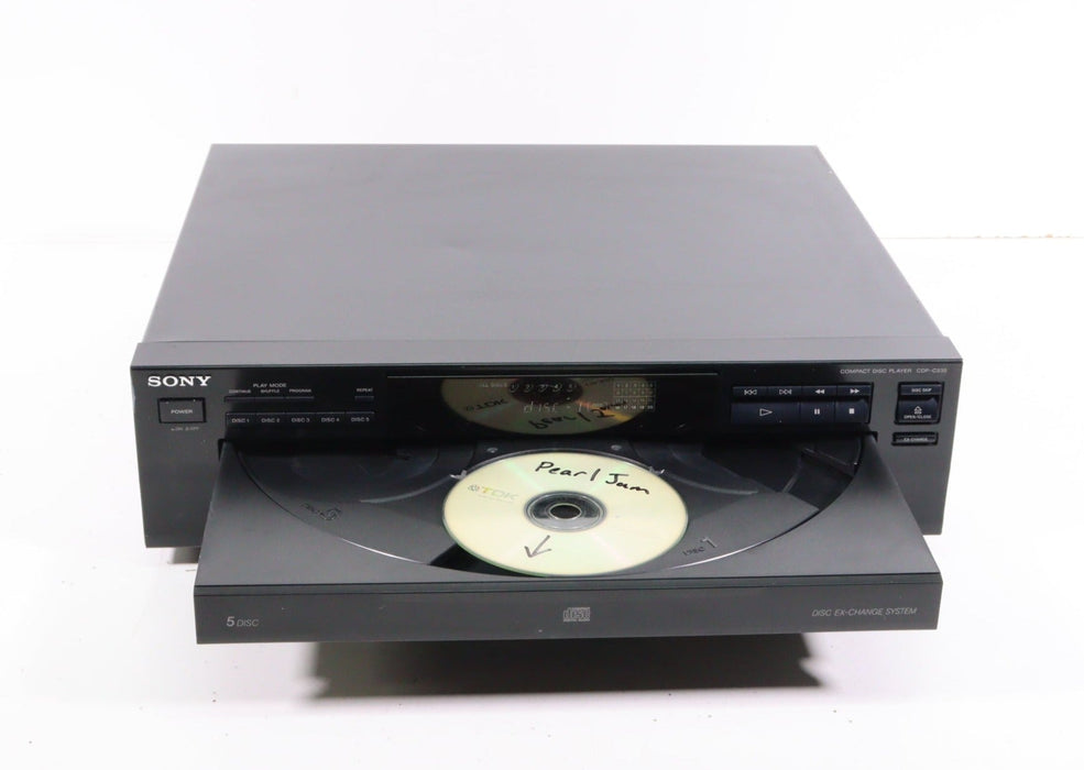 Sony CDP-C235 5-Disc Carousel CD Changer Compact Disc Player-CD Players & Recorders-SpenCertified-vintage-refurbished-electronics