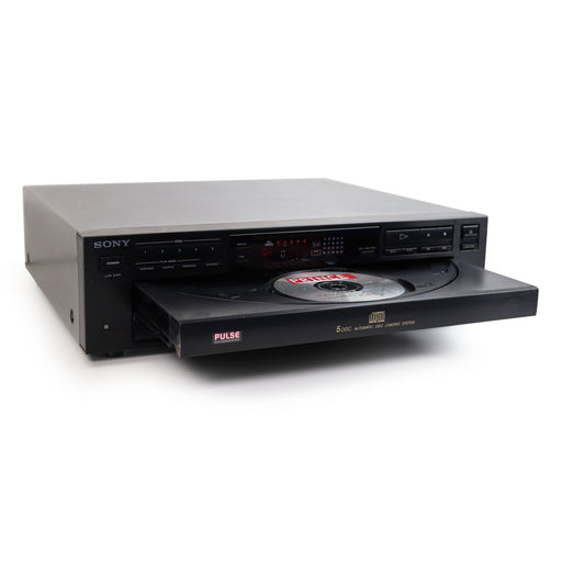 Sony CDP-C315 5-Disc Carousel CD Player Changer w/ Headphone Jack and High Density Linear Converter and Remote-Electronics-SpenCertified-refurbished-vintage-electonics