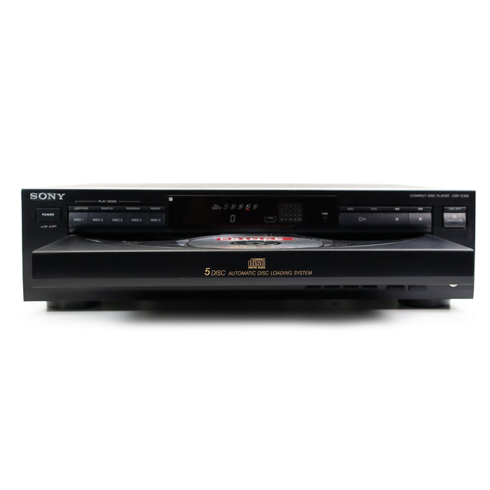 Sony CDP-C325 5 Disc CD Changer / Player-Electronics-SpenCertified-refurbished-vintage-electonics