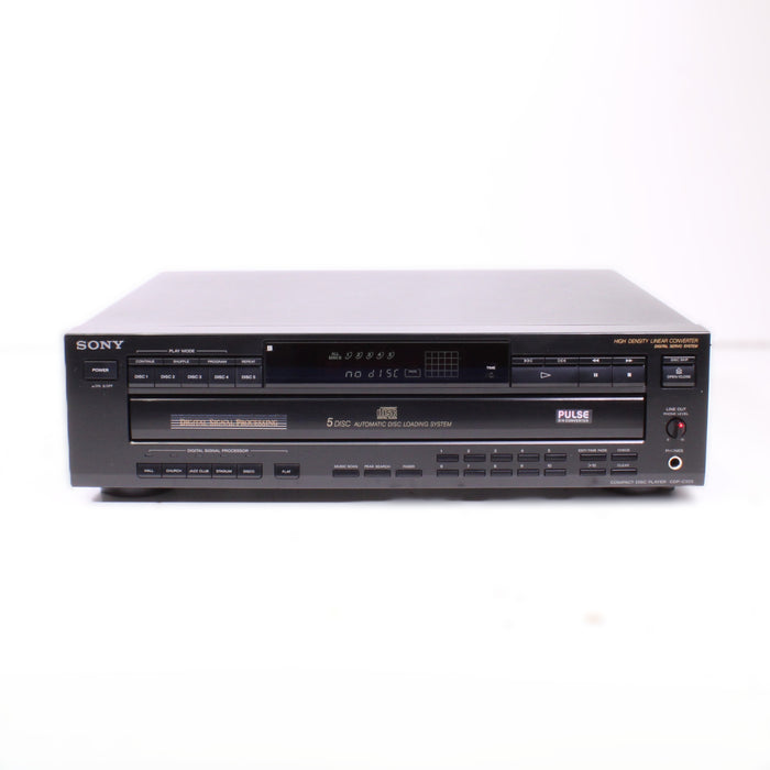 Sony CDP-C525 5 Disc CD Changer Player Carousel (1992)-Electronics-SpenCertified-vintage-refurbished-electronics