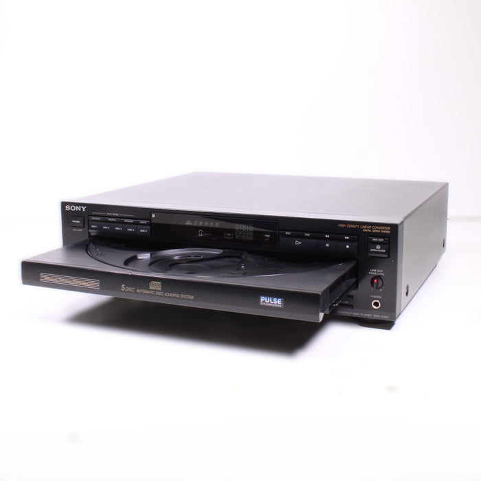 Sony CDP-C525 5 Disc CD Changer Player Carousel (1992)-Electronics-SpenCertified-vintage-refurbished-electronics