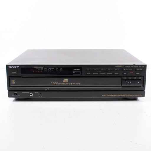 Sony CDP-C700 5-Disc CD Player Changer Automatic Disc Loading System (1989)-CD Players & Recorders-SpenCertified-vintage-refurbished-electronics