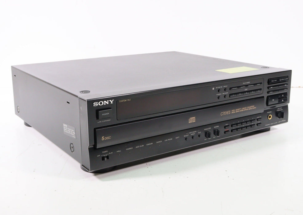 Sony CDP-C701ES 5-Disc CD Compact Disc Player Changer Made in Japan-CD Players & Recorders-SpenCertified-vintage-refurbished-electronics