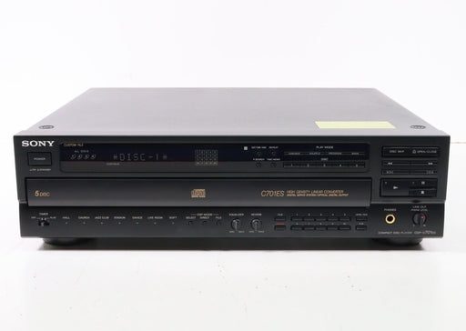 Sony CDP-C701ES 5-Disc CD Compact Disc Player Changer Made in Japan-CD Players & Recorders-SpenCertified-vintage-refurbished-electronics
