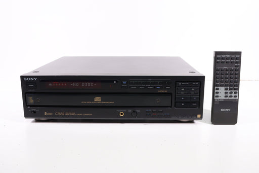 Sony CDP-C75ES 5 Disc CD Changer Compact Disc Player Made in Japan-CD Players & Recorders-SpenCertified-vintage-refurbished-electronics
