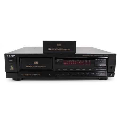 Sony CDP-C900 10 Disc Magazine Style CD Player Compact Disc Automatic Changer Deck-Electronics-SpenCertified-refurbished-vintage-electonics