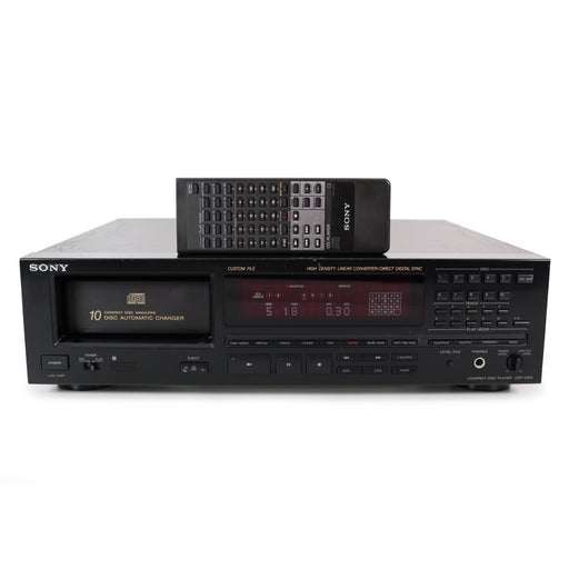 Sony CDP-C910 10 Disc Magazine Style CD Changer-Electronics-SpenCertified-refurbished-vintage-electonics