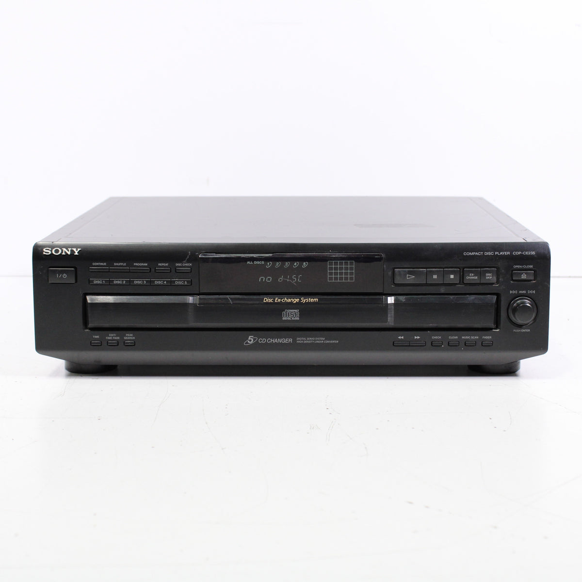 Sony CDP-CE235 5-Disc CD Compact Disc Player with Disc Ex-Change