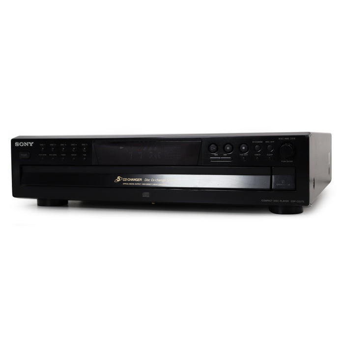 Sony CDP-CE275 5-Disc Carousel CD Changer-Electronics-SpenCertified-refurbished-vintage-electonics