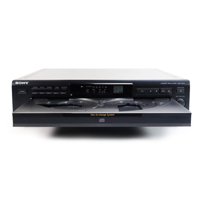 Sony CDP-CE315 5 Disc CD Changer-Electronics-SpenCertified-refurbished-vintage-electonics