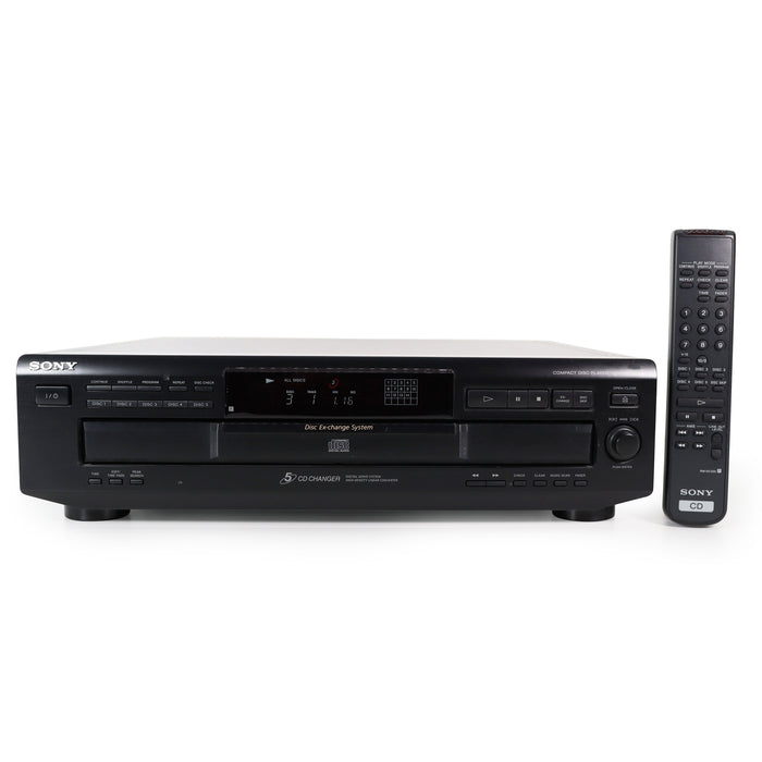 Sony CDP-CE335 5-Disc Carousel CD Changer with a High Density Linear Converter-Electronics-SpenCertified-refurbished-vintage-electonics